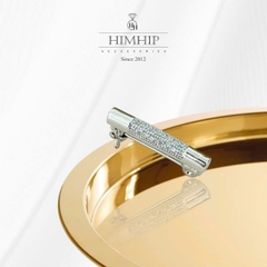 Trâm, Ghim Cài Áo Nhỏ HimHip Thanh Trắng Cao Cấp HKCC Đính Phale 2,5*0,3cm