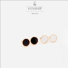 Khuyên Tai Nụ HimHip Mặt Tròn Trẻ Trung