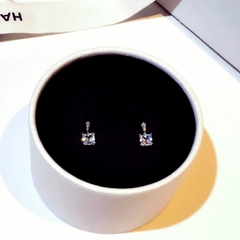 Khuyên Tai Hợp Kim Cao Cấp Dáng Thả Mix Phale Vuông Thanh Lịch 0.6*1.2cm