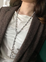 Vòng Cổ HimHip Trai Dị Khóa Mặt Thiên Nga Đính Phale Sang Trọng 79+0cm Phụ Kiện Áo Dài