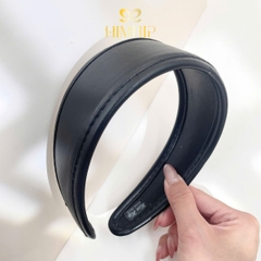 Bờm Tóc HimHip Bản To Phối Da Cá Tính 5.5cm