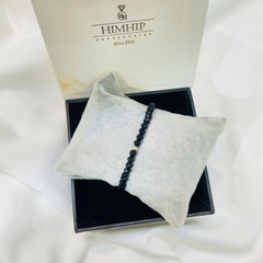 Vòng Tay Đá Phale Đen 3 li - 16cm