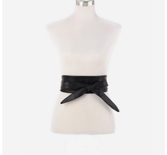 Dây Lưng HimHip Da PU Tự Thắt Nơ Cá Tính 3.4-9.7x218cm