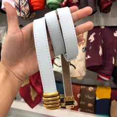 Dây Lưng HimHip Da Thật Khóa Sọc Thanh Lịch 2x45-88cm