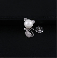 Pin Cài Áo HimHip Mèo Thắt Nơ Đáng Yêu HKCC Mix Trai 2,5cm