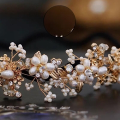 Bờm HimHip Kết Hoa Handmade Sang Trọng 3.5cm