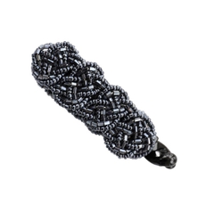 Kẹp Móc Dọc HimHip Composite Dây Đan Đá Sang Trọng 2.5x8.5cm