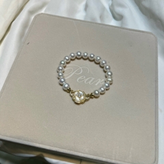 Vòng Tay HimHip Trai Thật 9Li Khóa Hoa Sang Trọng 18cm