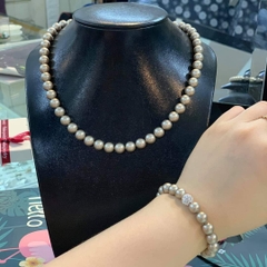 [Thiết Kế] Vòng Cổ HimHip Tinh Thể Ngọc Trai Sang Trọng 40cm Phụ Kiện Áo Dài