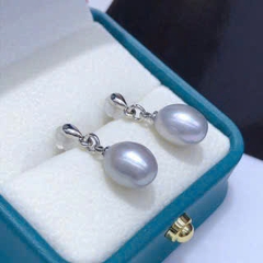 Set Vòng Cổ (46cm), Khuyên Tai HimHip Trai Dị Cao Cấp Kèm Hộp Nhung