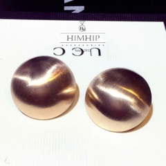 Khuyên Tai Bản To HimHip HKCC Dáng Tròn Sang Trọng 3.5cm