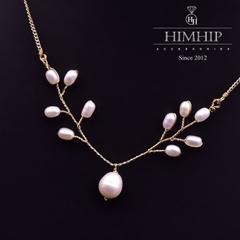 Vòng Cổ HimHim Trai Thật Mặt Hươu Sang Trọng 44+6cm