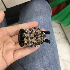 Kẹp Càng Cua HimHip Composite Đính Đá Nhỏ Sang Trọng 3 Răng 2.5x8cm