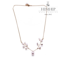 Vòng Cổ HimHim Trai Thật Mặt Hươu Sang Trọng 44+6cm