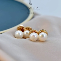 [Thiết kế] Pin Cài Áo HimHip Nụ Trai Trắng Sang Trọng HKCC Mix Trai Thật 0.8x1.6cm (Màu kim loại ngẫu nhiên)