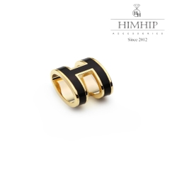 Cài Khăn Ống HimHip Size Nhỏ Hình Chữ H Cá Tính HKCC 1.2x1.5cm