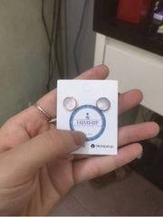 Khuyên Tai Nụ HimHip Mặt Tròn Trẻ Trung