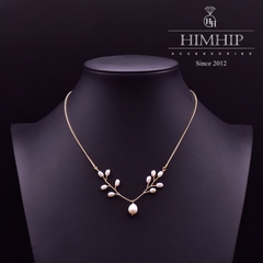 Vòng Cổ HimHim Trai Thật Mặt Hươu Sang Trọng 44+6cm