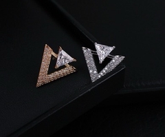 Pin Cài Áo HimHip Tam Giác Vàng Sang Trọng HKCC Đính Phale 2cm