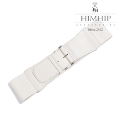 Dây Lưng HimHip Da Thật Phối Chun Thanh Lịch 7.3x84cm