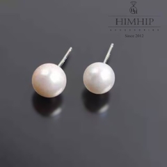 Khuyên Tai Nụ HimHip Hình Giọt Nước Sang Trọng HKCC Đính Phale 2x1cm