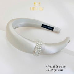 Bờm HimHip Phối 3 Vòng Giả Trai Vải Trơn Sang Trọng 3cm
