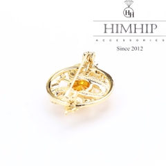Trâm, Ghim Cài Áo HimHip Rồng Vàng Sang Trọng HKCC Đính Phale 2*3,5cm