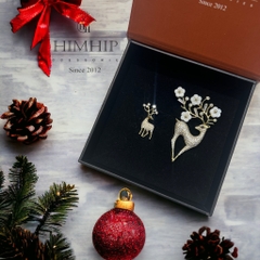 Set Quà Noel HimHip Cài Áo Kèm Túi Hộp Thiệp - 473