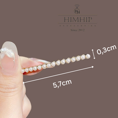 Kẹp Mái HimHip HKCC Viên Giả Trai Thanh Lịch 5.7x0.3cm