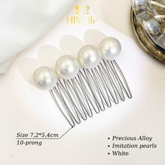 Xước Tóc HimHip HKCC Gắn Hạt Giả Trai 10 Răng 7.2x5.4cm
