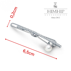 Kẹp Mái HimHip HKCC Dáng Mảnh Phale Phối Hạt Giả Trai 0.2x6.5cm