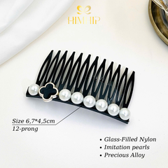 Xước HimhHip Composite Charm Cỏ 4 Lá Gắn Hàng Giả Trai 6.7x4.5cm