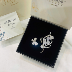 Set Quà 8/3 HimHip Cài Áo Kèm Túi Hộp Thiệp - 1106