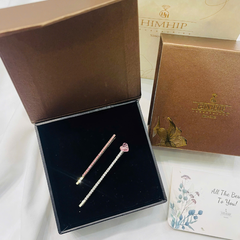 Set Quà Valentine 8/3 HimHip Kẹp Mái Kèm Túi Hộp Thiệp - 105