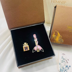 Set Quà Valentine 8/3 HimHip Kẹp Mái & Cài Áo Kèm Túi Hộp Thiệp - 131