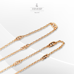 Dây Lưng HimHip Xích HKCC Bản Nhỏ Sang Trọng 110.5cm