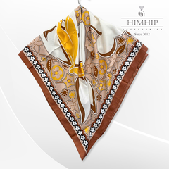 Khăn Lụa Cotton HimHip 90x90cm Khăn Quàng Quà Tặng Khăn - 70