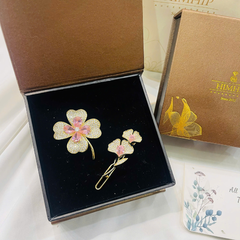 Set Quà Valentine 8/3 HimHip Kẹp Mái & Cài Áo Kèm Túi Hộp Thiệp - 107