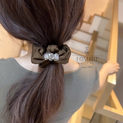 Scrunchies Tag HimHip Đính Đá Phale 2.9*1.5cm Sang Trọng HPBD