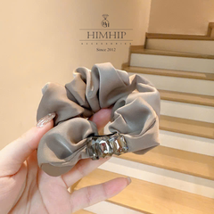Scrunchies Tag HimHip Đính Đá Phale 2.9*1.5cm Sang Trọng HPBD