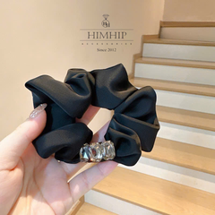 Scrunchies Tag HimHip Đính Đá Phale 2.9*1.5cm Sang Trọng HPBD