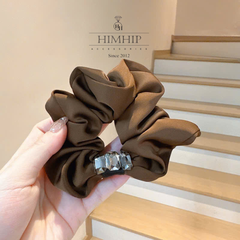 Scrunchies Tag HimHip Đính Đá Phale 2.9*1.5cm Sang Trọng HPBD