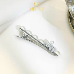 Kẹp Mỏ Vịt HimHip HKCC Hạt Giả Trai Gắn Hoa Phale Nhiều Hình 6.5x1.5cm