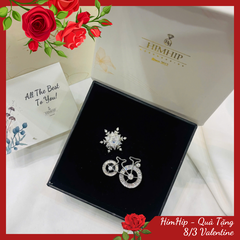 Set Quà 8/3 HimHip Cài Áo Kèm Túi Hộp Thiệp - 1114