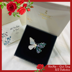 Set Quà 8/3 HimHip Cài Áo Kèm Túi Hộp Thiệp - 1110