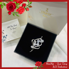 Set Quà 8/3 HimHip Cài Áo Kèm Túi Hộp Thiệp - 1107