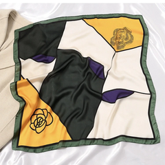 Set Quà Tặng Khăn Lụa Vuông Khổ 70 Kèm Cài Khăn - 279 (Combo đã bao gồm túi hộp thiệp)