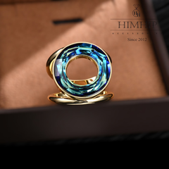 Set Quà Himhip Khăn Lụa Cao Cấp 65*65cm & Cài Khăn, Cài Áo Kèm Túi Hộp Thiệp - 03