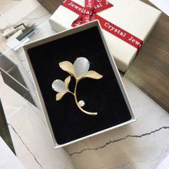 Set Quà Tặng Khăn Lụa Vuông Khổ 70 Kèm Cài Áo - 226 (Combo đã bao gồm túi hộp thiệp)