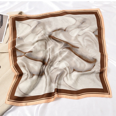 Set Quà Tặng Khăn Lụa Vuông Khổ 70 Kèm Cài Áo - 233 (Combo đã bao gồm túi hộp thiệp)